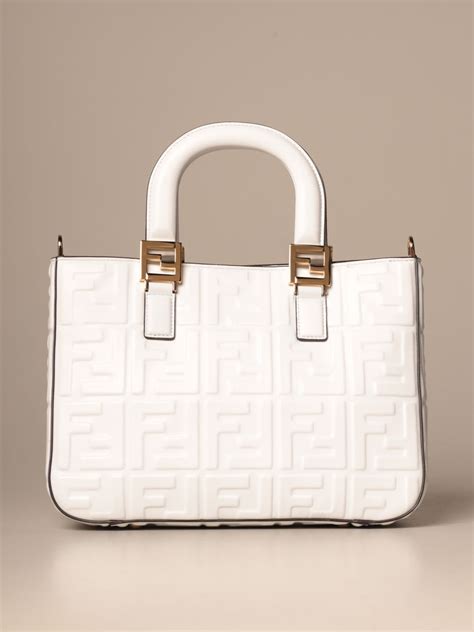 fendi purse white|fendi small pouch.